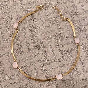 J. Crew Chocker in color Gold.